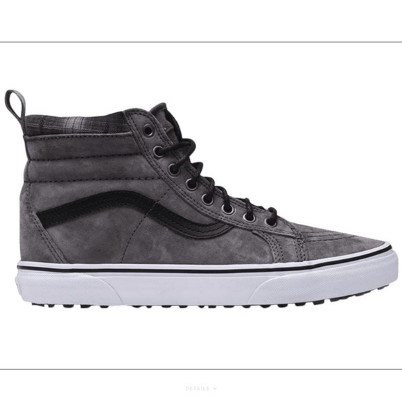 Vans Shoes - VANS Sk8-Hi MTE Pewter Plaid Skateboard Shoes